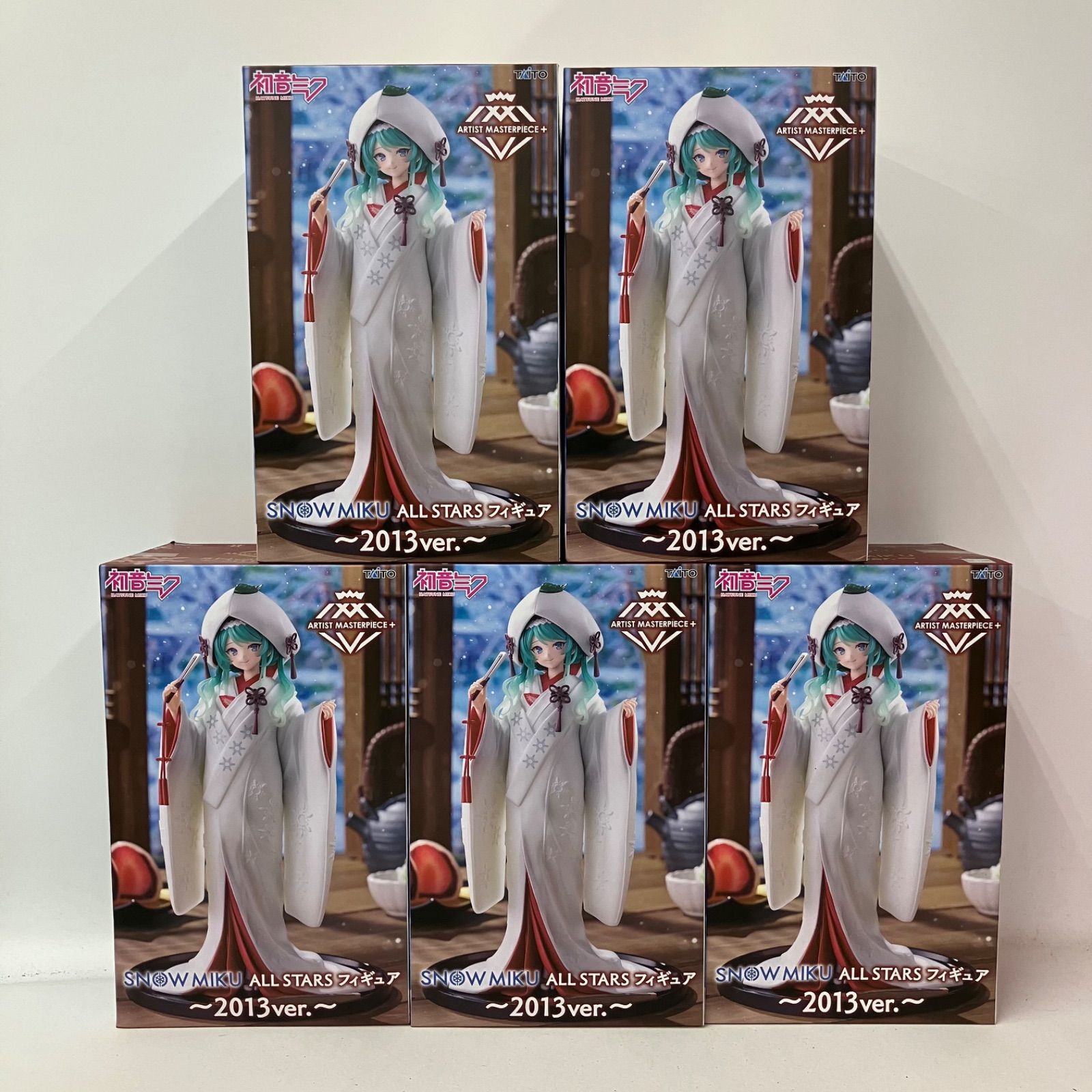 未開封 初音ミク AMP SNOW MIKU ALL STARS フィギュア 2013ver. 5個