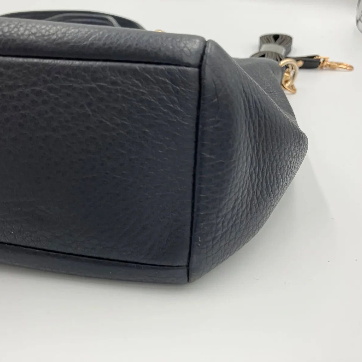 コーチ 2wayバック ネイビー COACH ショルダーバッグ ハンドバッグ