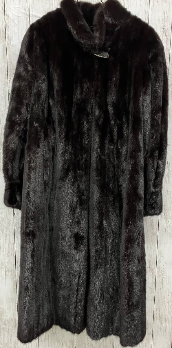 pelz zentrum N MODELL ミンクファーコート ロングコート ダークミンク