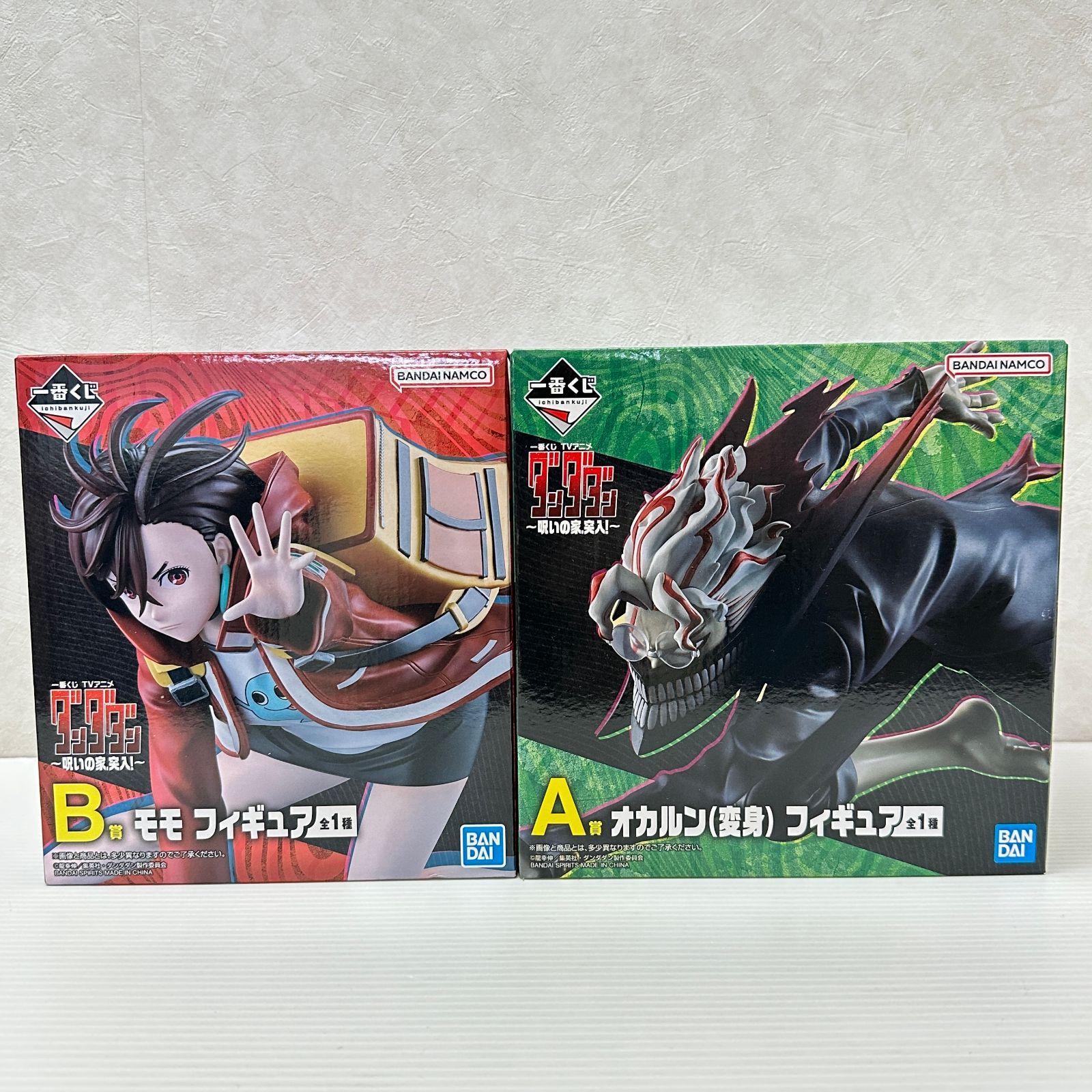 △100 一番くじ ダンダダン A賞 オカルン(変身) / B賞 モモ フィギュア