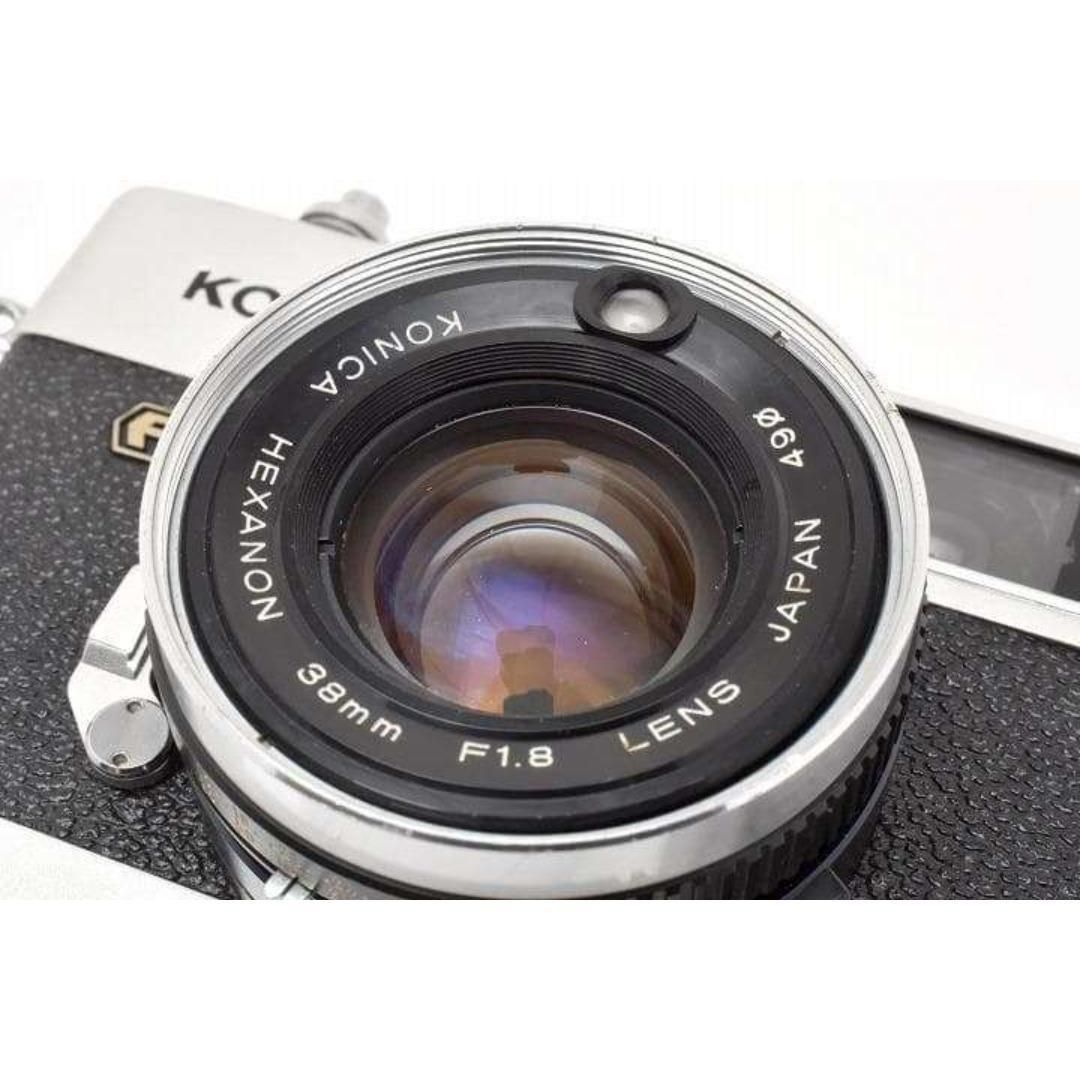 コニカC35FDシルバー／ヘキサノン38mmf1.8【実写確認済整備品】 15795 整備済良品 コニカ KONICA C35 FD 38mm F1.8 - メルカリ