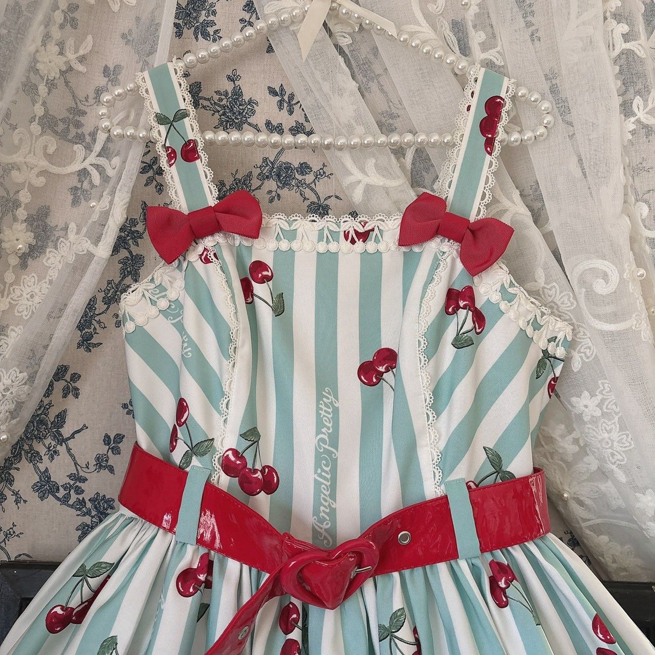 Angelic Pretty Cherry Stamp ジャンパースカート - メルカリ