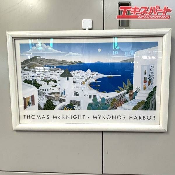 額付き THOMAS MckNIGHT・MYKONOS HARBOR トーマスマックナイト