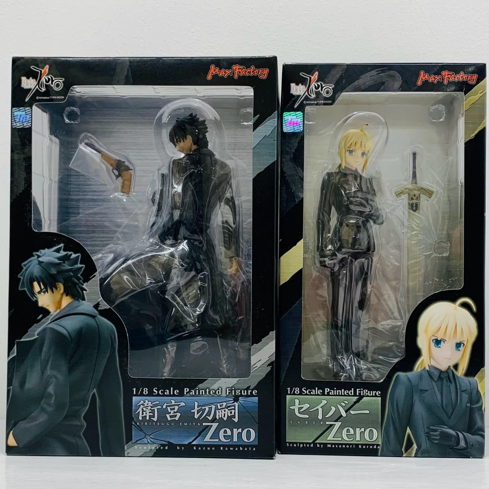 飾磨店】 中古 衛宮切嗣&セイバー/Zero「Fate/Zero」1/8PVC塗装済み