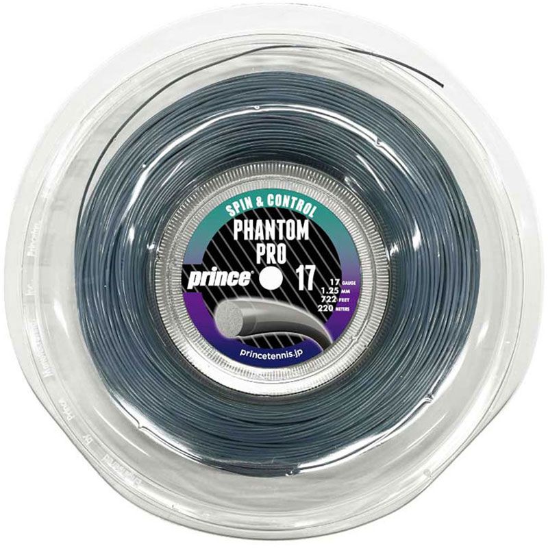 プリンス Prince PHANTOM PRO 17(200mリール) テニス ガット・ラバー 硬式ガット 7JJ038、グラファイト 37,371円