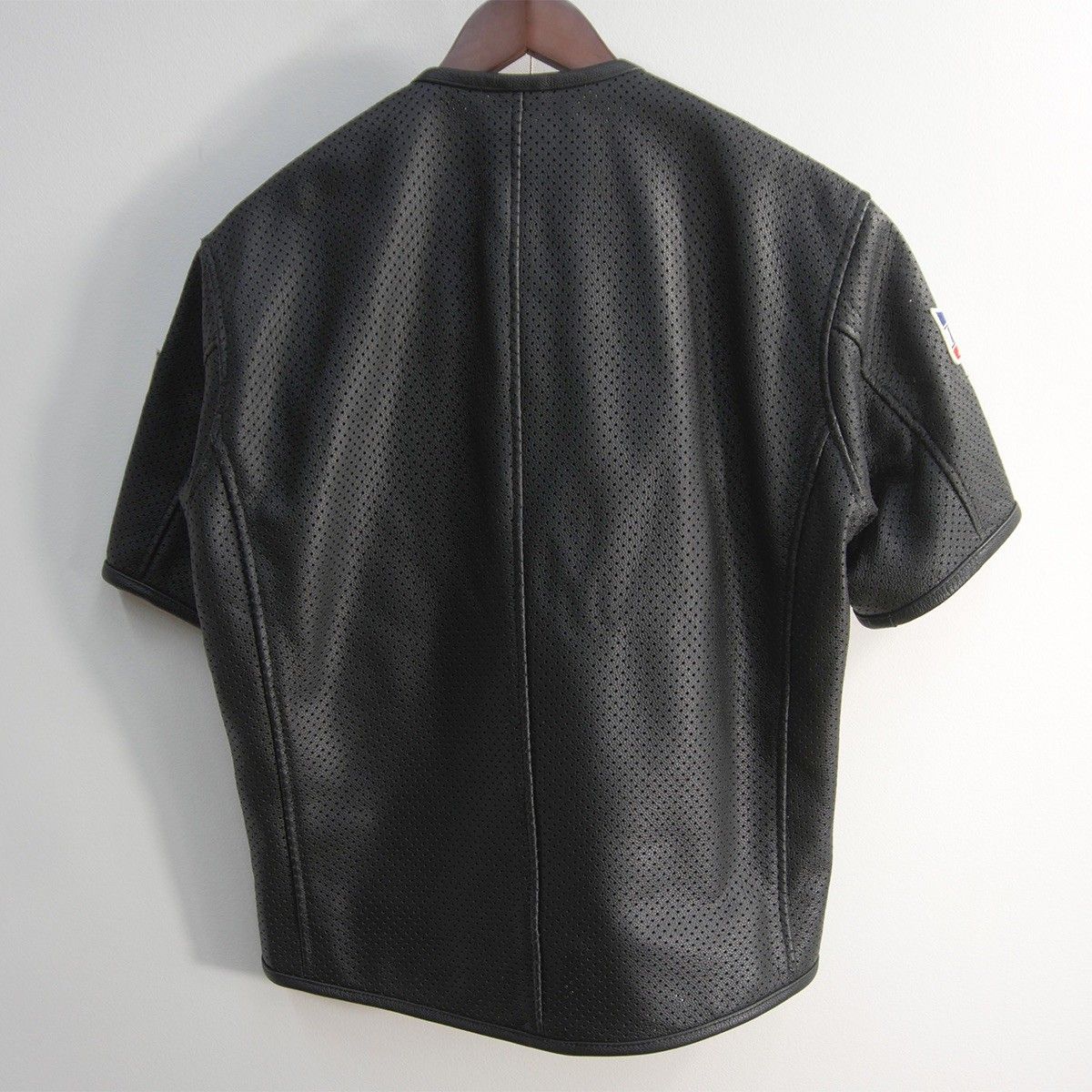 KADOYA カドヤ パンチングレザー シングルライダース　LL 美品】KADOYA【パンチング シングルライダースジャケット】 LL レザー