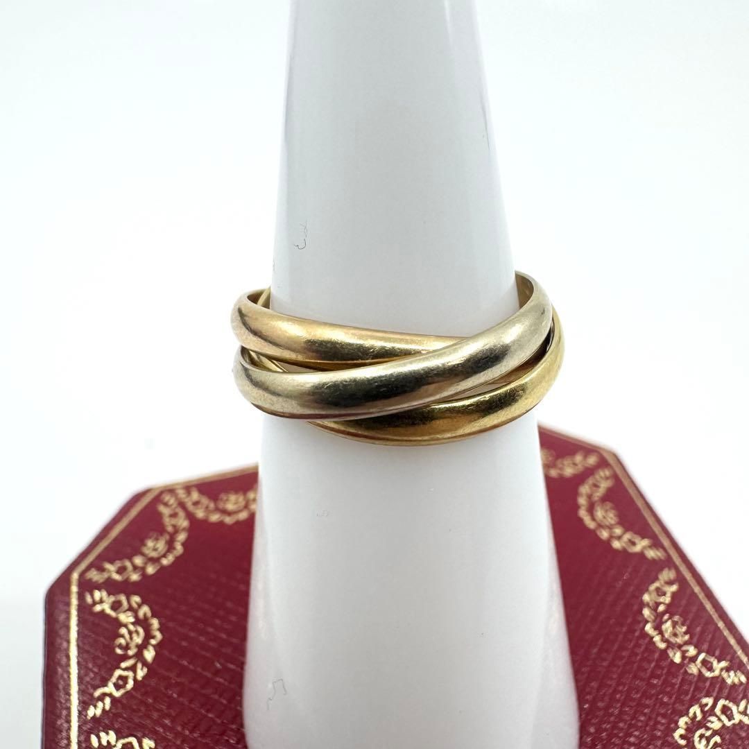 Cartier カルティエ トリニティリング 9号 K18 ゴールド Au750 - メルカリ