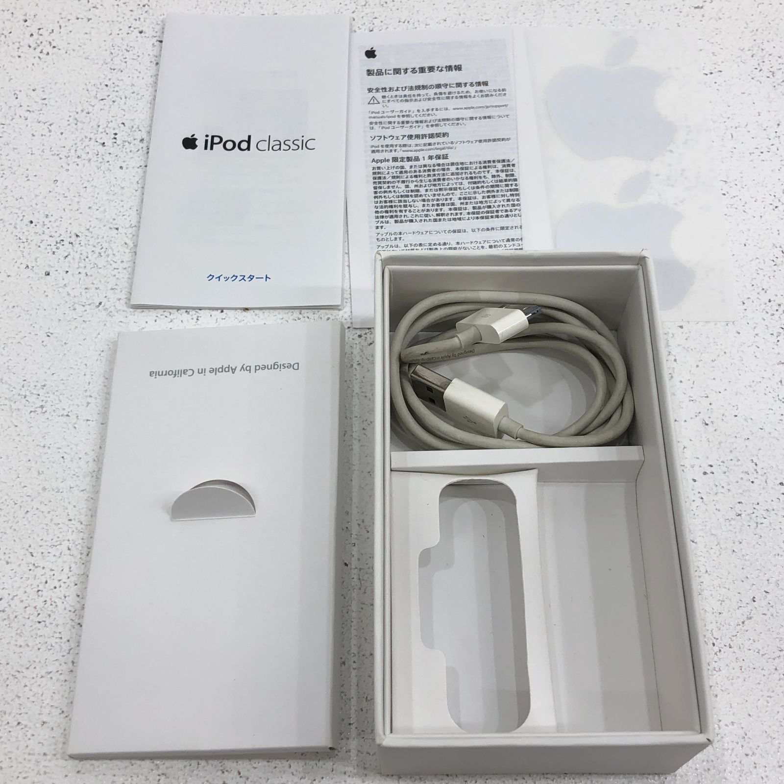 小牧店】ジャンク品 Apple iPod Classic 160GB ブラック MC297J/A