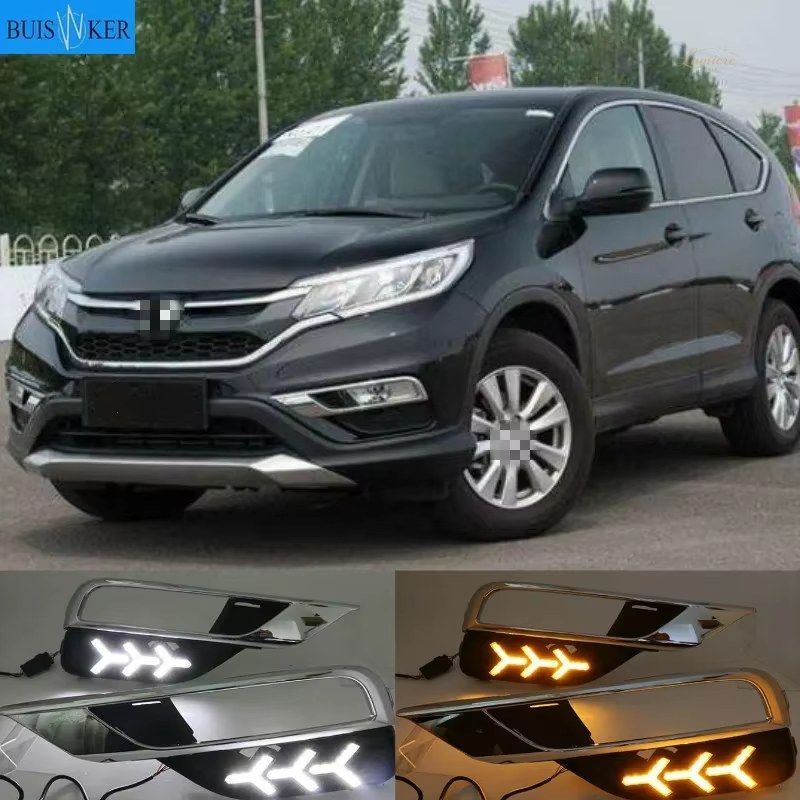 ホンダ CRV CR-V 2015 2016 DRL デイタイム DRL ウィンカー フォグランプ リレー デイライト カー スタイル 2個