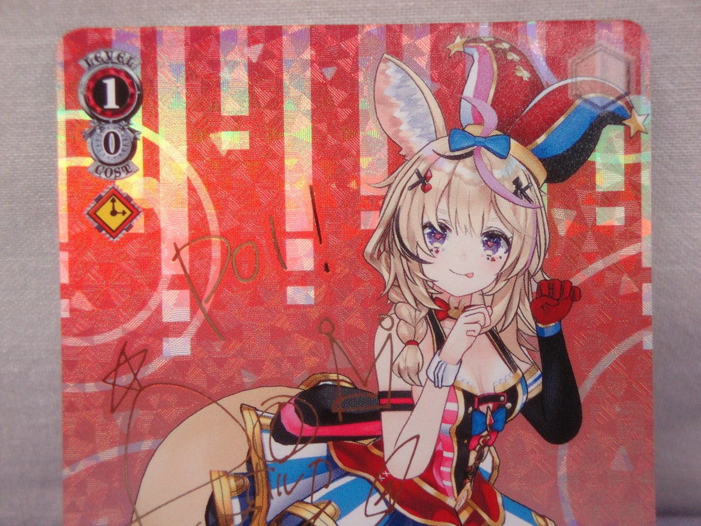 カメ】ヴァイスシュヴァルツ #絵まる 尾丸ポルカ 金箔押しサイン入り