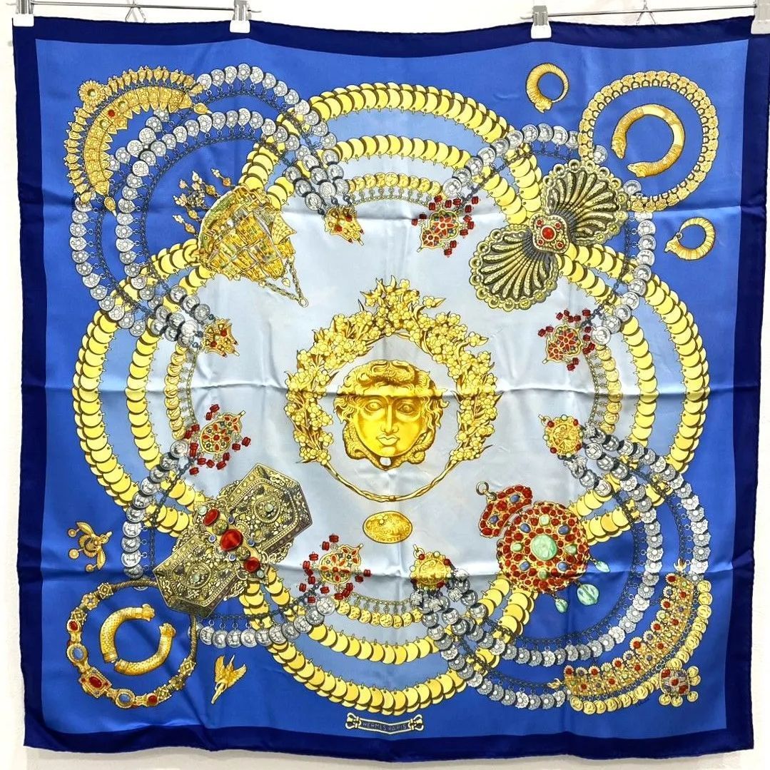 未使用】HERMÈS エルメス カレ90 KOSMIMA 宇宙 - メルカリ