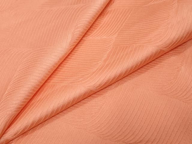 平和屋着物●上質な色無地　抽象地紋　東雲色　正絹　逸品　DABK0319ud 22,776円