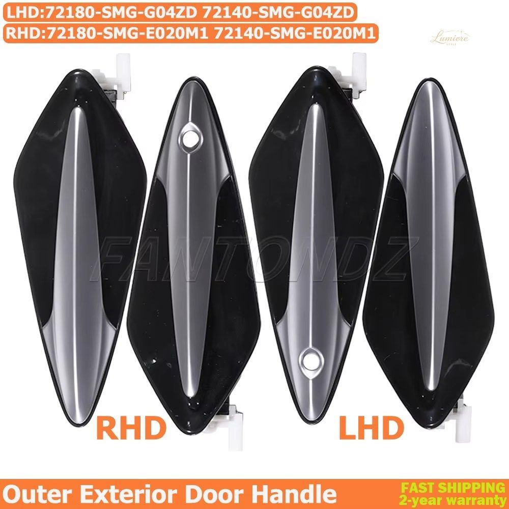 LHD RHD アウター エクステリア ドア ハンドル ホンダ シビック MK8 2006-2011 72180-SMG-E020-M1 72180-SMG-G04ZD フロント 左 右