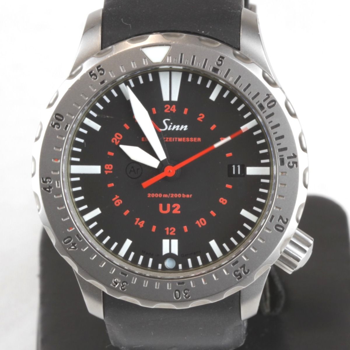 良品『USED』 Sinn U2 1020.0447 ダイバーズウォッチ 腕時計 自動巻き メンズ