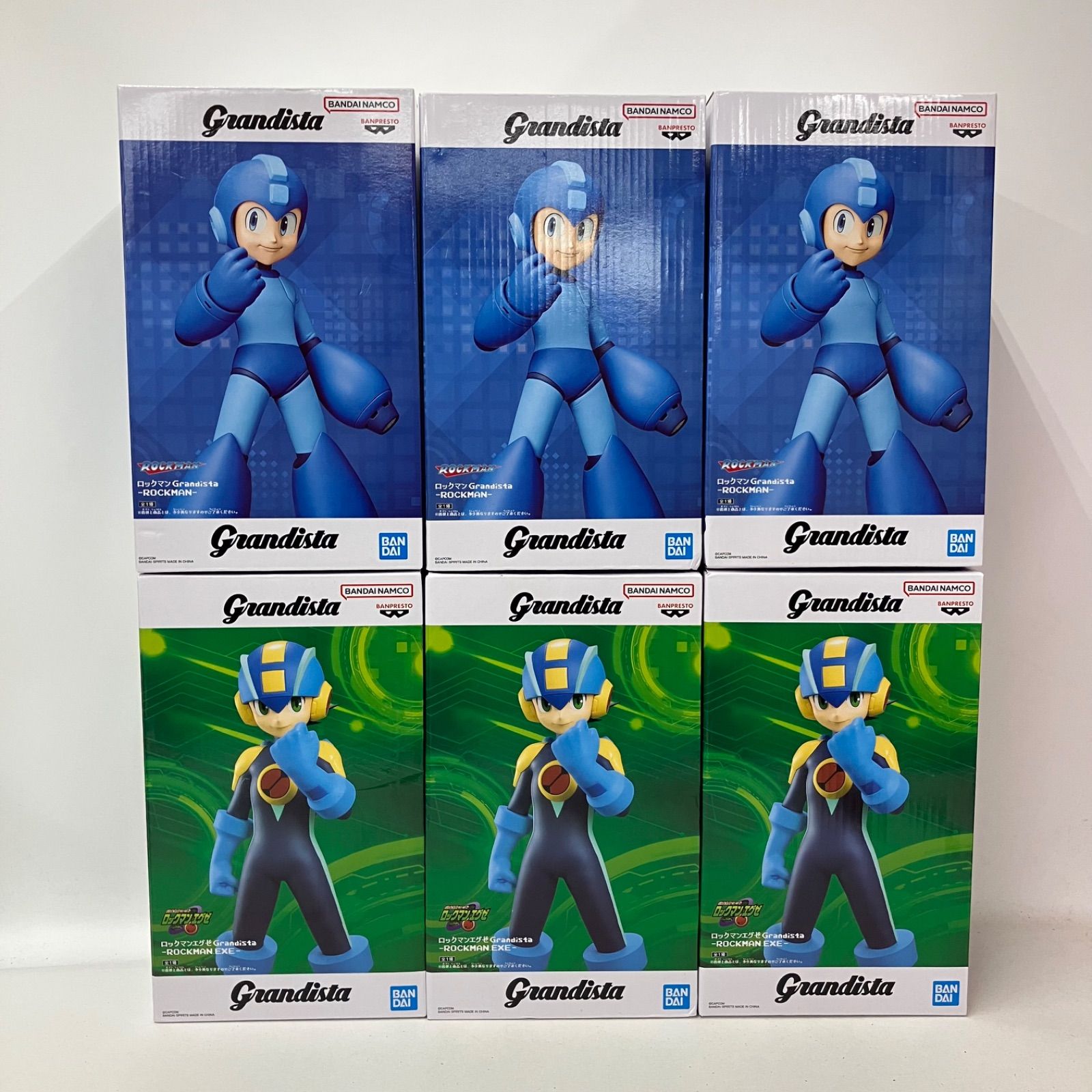 未開封 ロックマン Grandista フィギュア 2種 6個セット LFK544 f101