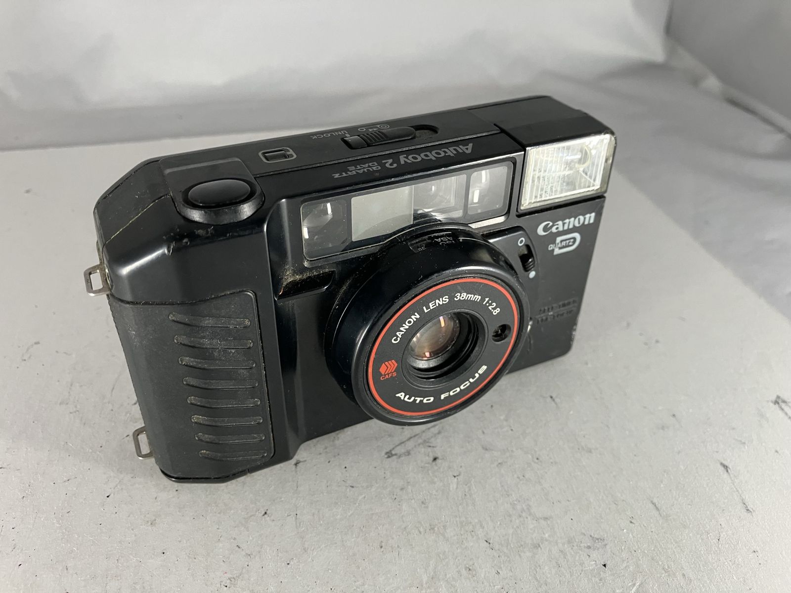 ジャンク品】Canon Autoboy 2 QUARTZ DATE コンパクトフィルムカメラ