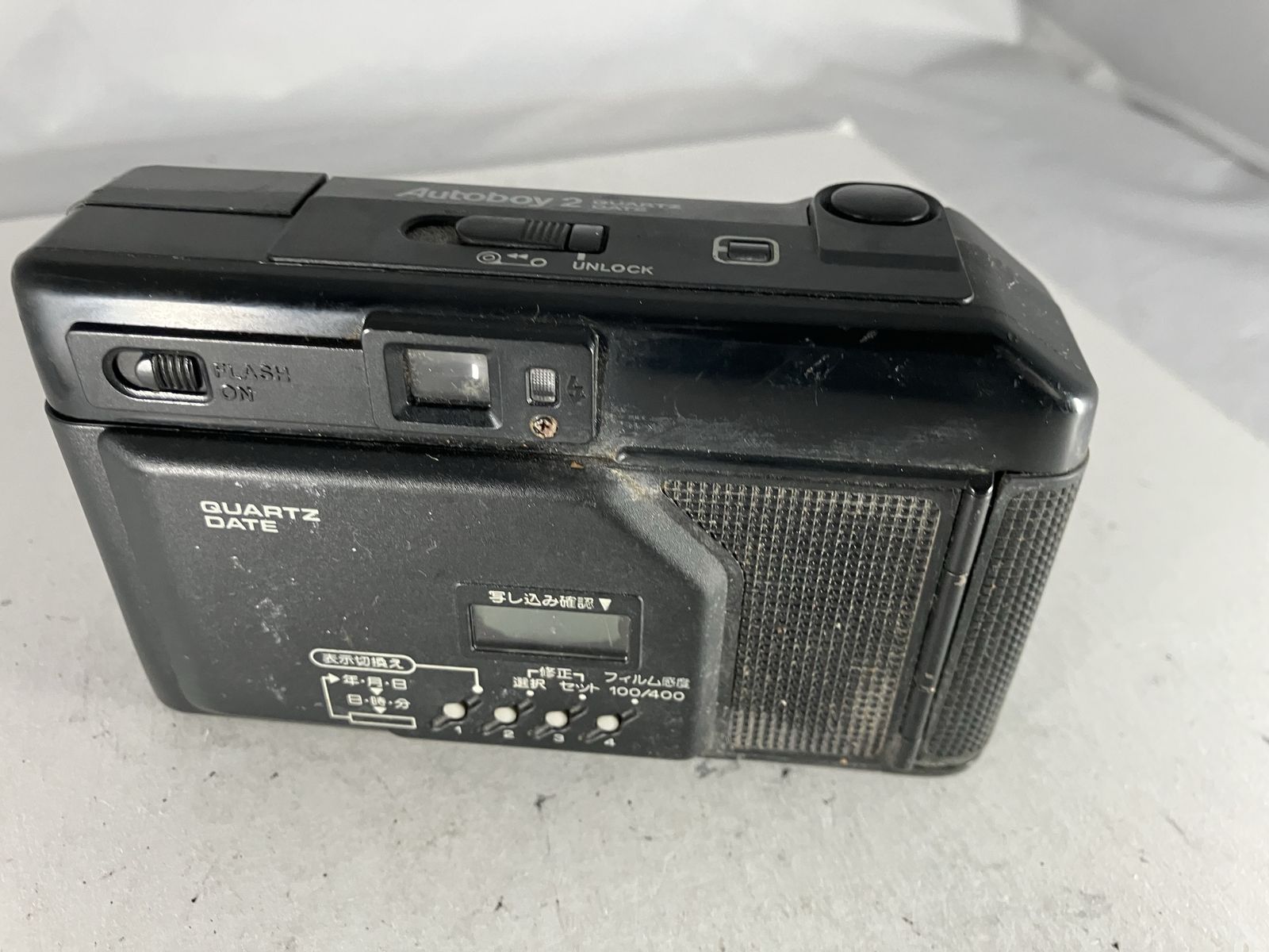 ジャンク品】Canon Autoboy 2 QUARTZ DATE コンパクトフィルムカメラ