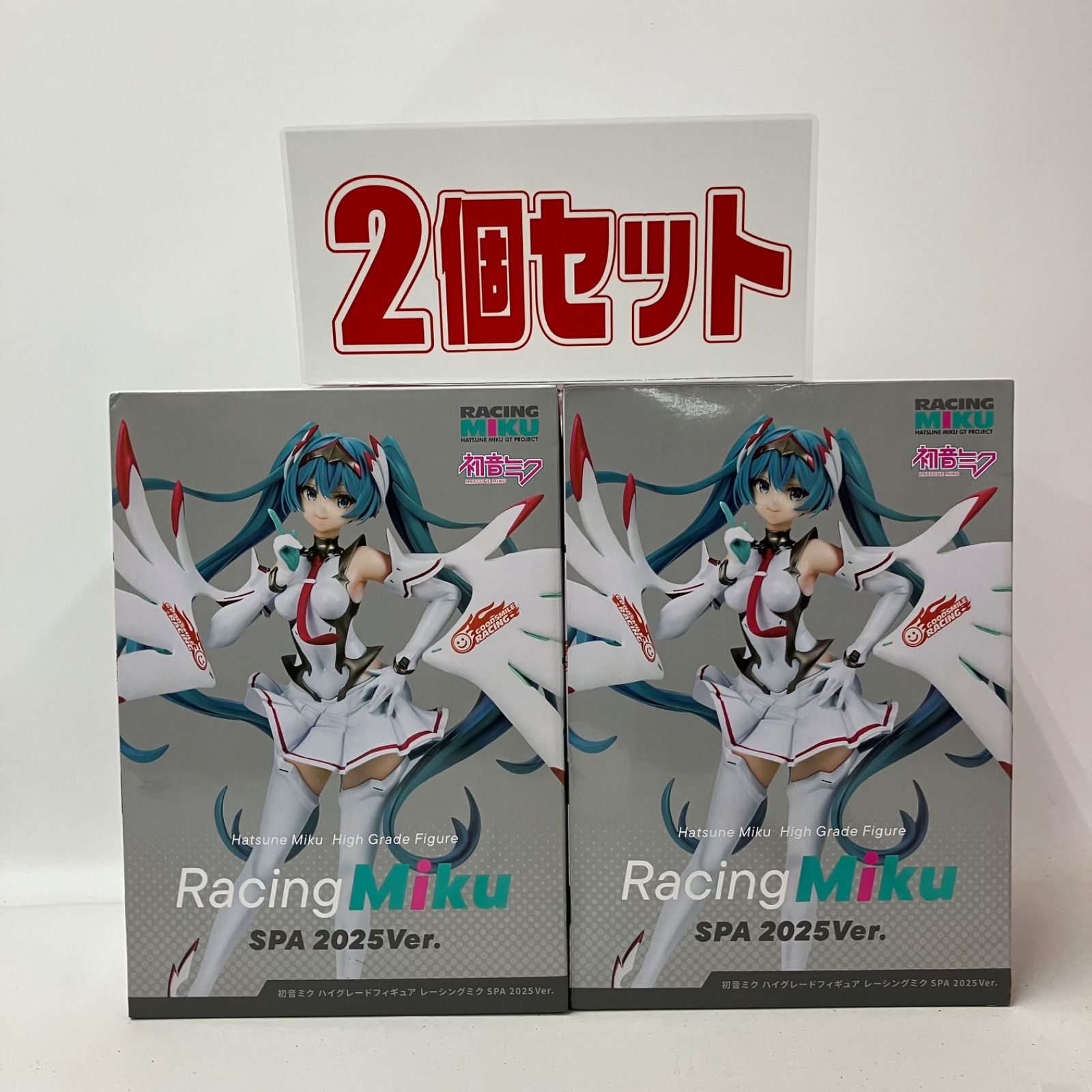 最安値　未開封最新フィギュアまとめ売り25体 初音ミク　アルベド　正反対な君と僕 未開封 初音ミク ハイグレードフィギュア レーシングミク SPA 2025ver