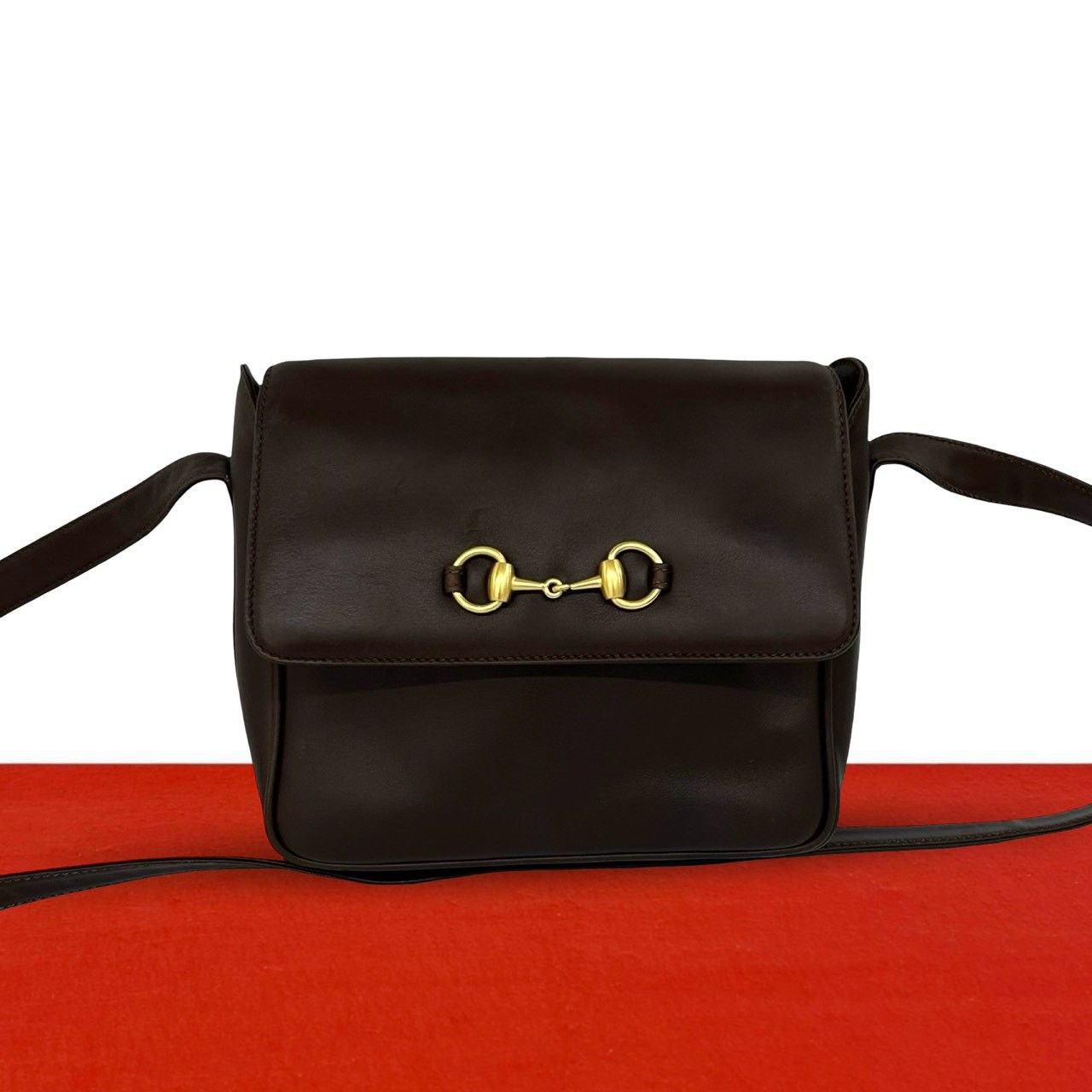 極 美品 GUCCI グッチ オールドグッチ ヴィンテージ ホースビット 金具
