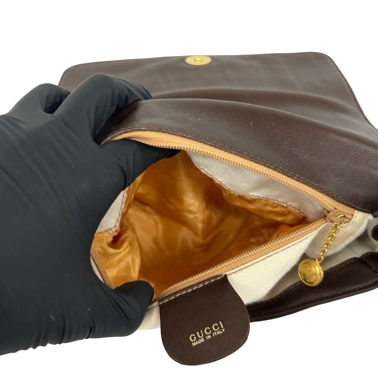 極 美品 GUCCI グッチ オールドグッチ ヴィンテージ ホースビット 金具
