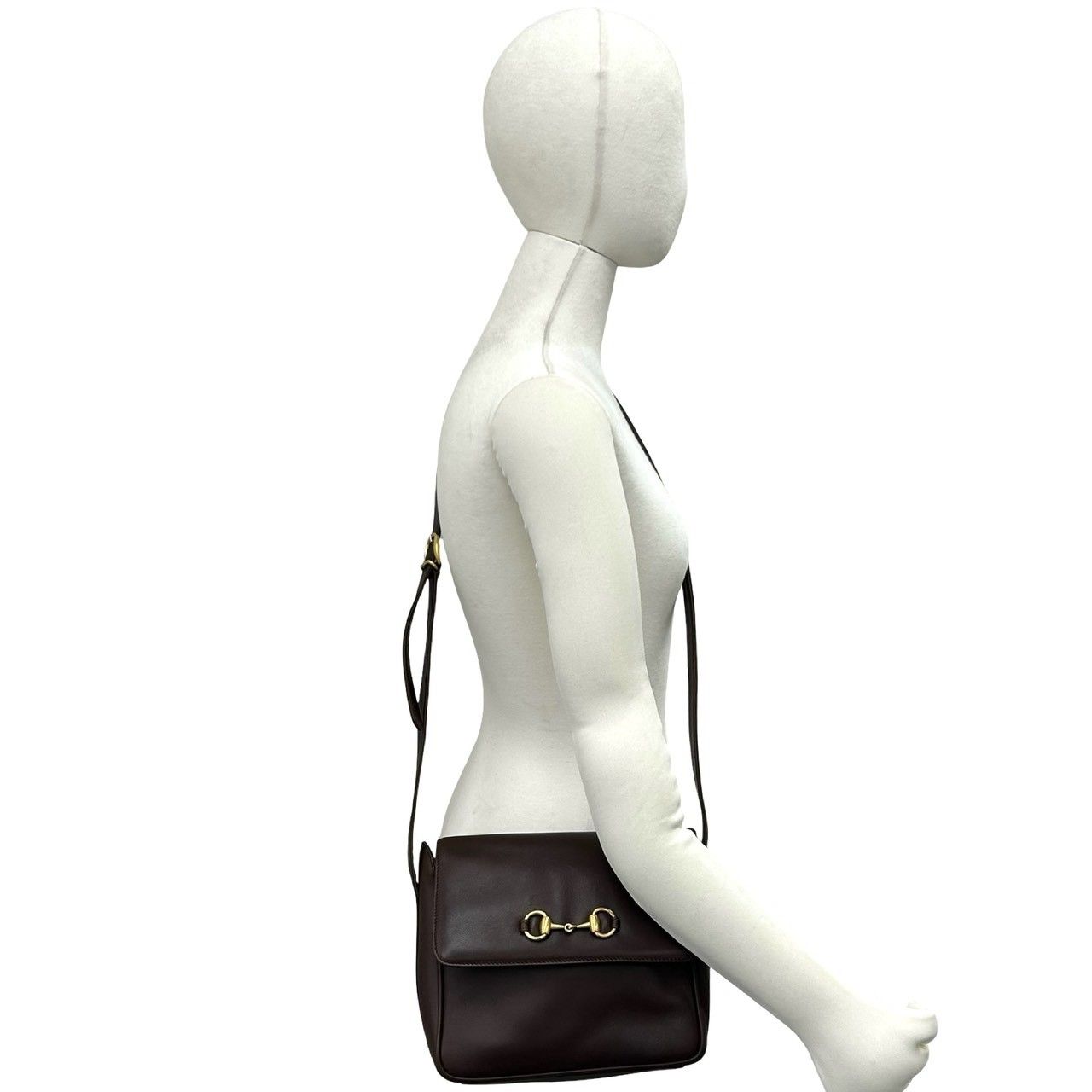 GUCCI 　グッチ　ブライトビット　金具　クロスボディ　バッグ　美品 極 美品 GUCCI グッチ オールドグッチ ヴィンテージ ホースビット 金具