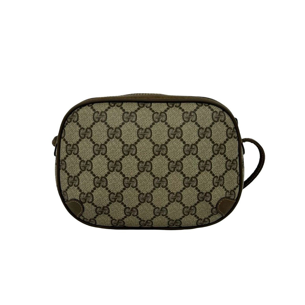 極 美品 GUCCI グッチ オールドグッチ シェリーライン GG ロゴ 柄 金具
