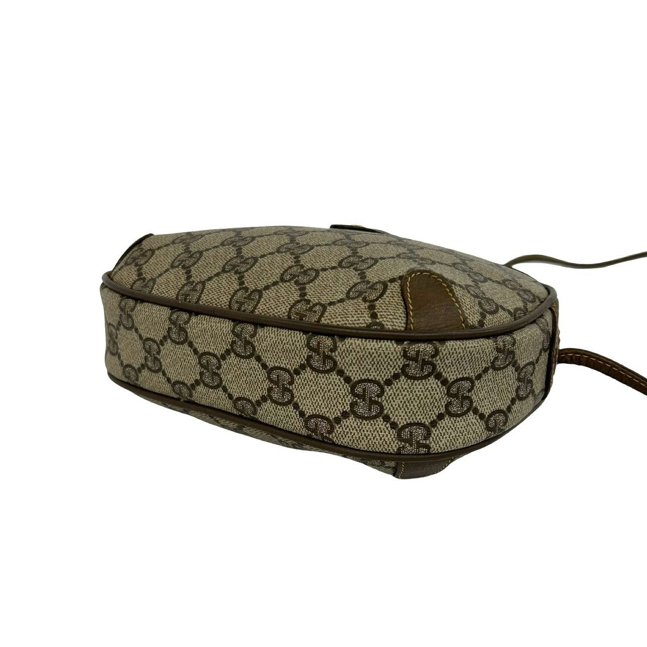 美品 GUCCI シマレザー GG ボディバッグ シェリーライン グッチ 極 美品 GUCCI グッチ オールドグッチ シェリーライン GG ロゴ 柄 金具