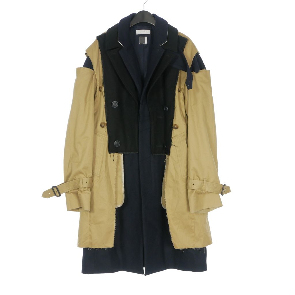ファセッタズム FACETASM Layered Deconstructed Trenchcoat