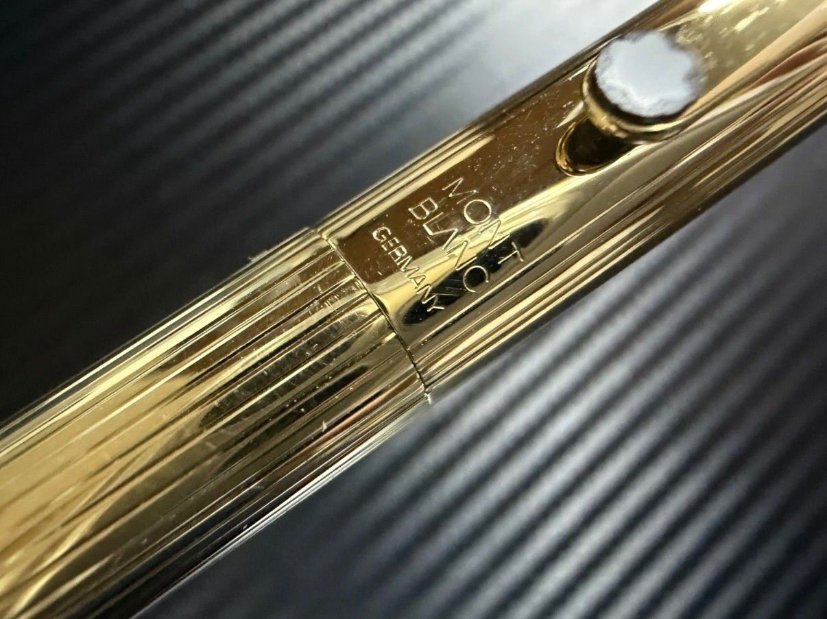 未使用に近い モンブラン montblanc ノブレス ゴールド EF 極細字
