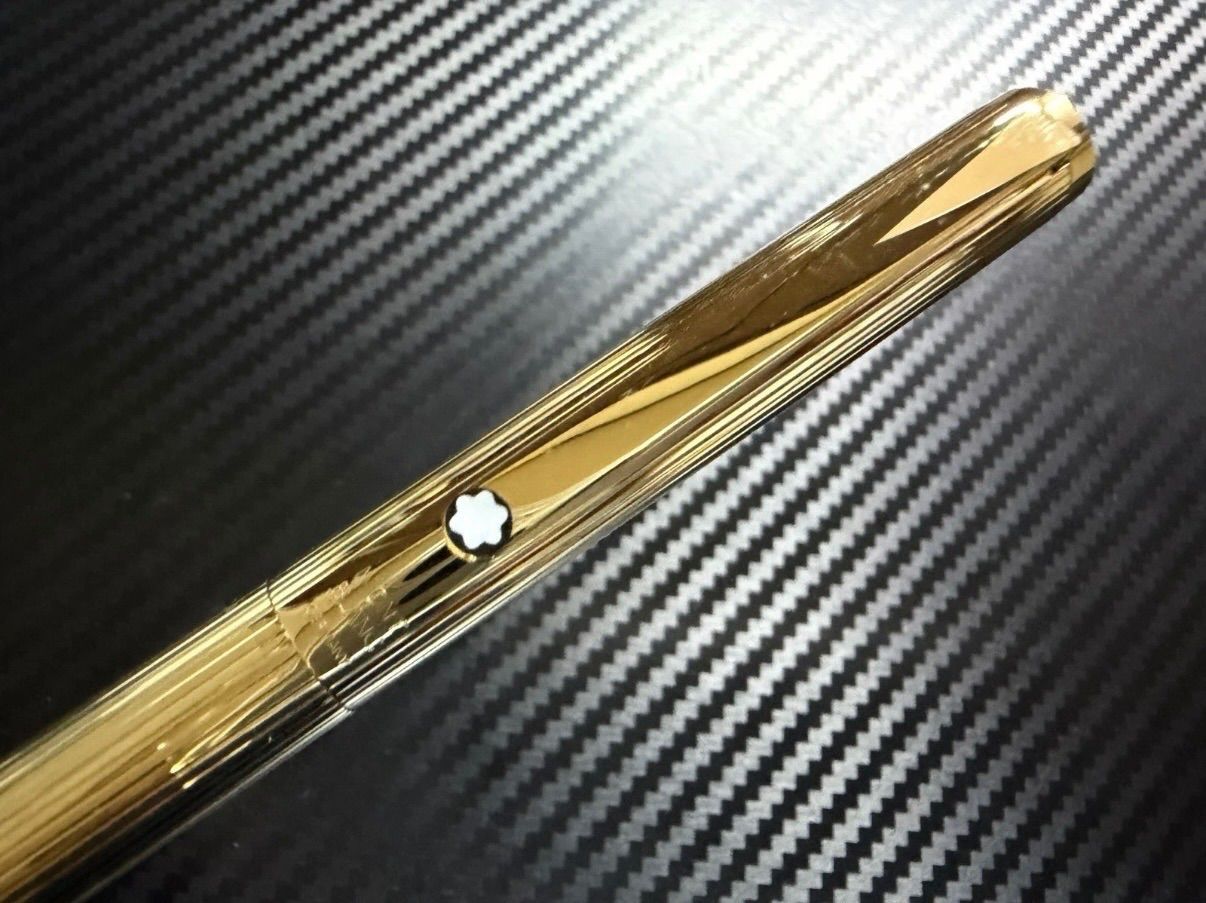 極美品 モンブラン ノブレス ゴールド EF 極細字 万年筆 未使用に近い モンブラン montblanc ノブレス ゴールド EF 極細字