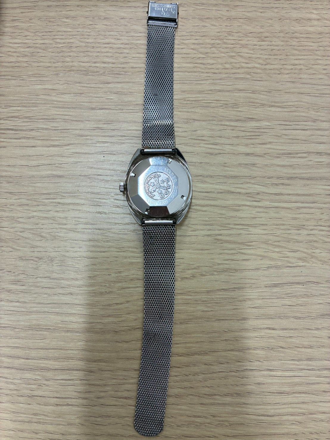 RADO ラドー マルコポーロ 自動巻き デイト 純正メッシュベルト 稼働品 希少 ラドー マルコポーロ 自動巻き 縦デイデイト 純正メッシュブレス