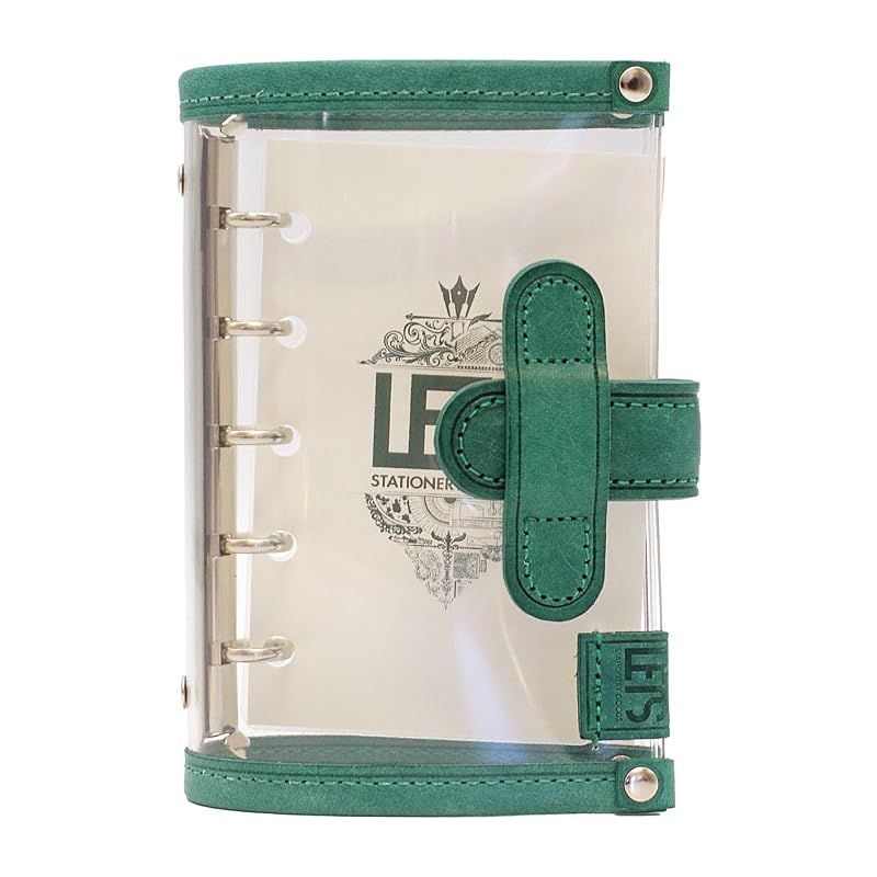【新品】 LETS STATIONERY GOODS クリア システム手帳 ミニ5【MAYAグリーン】 13,925円