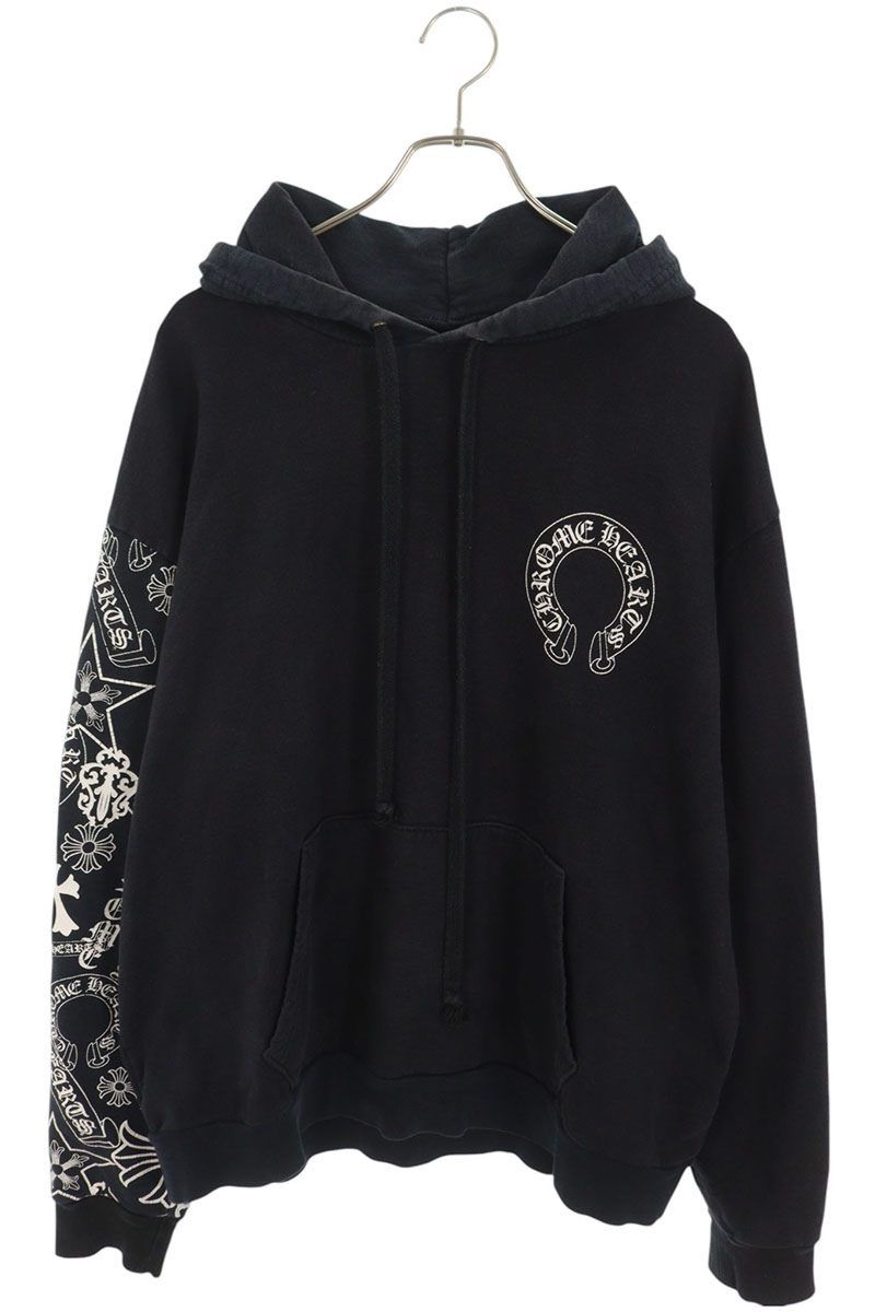 クロムハーツ SWTSHRT HD PLVR 袖ステンシルバックホースシューパーカー メンズ L 102,190円