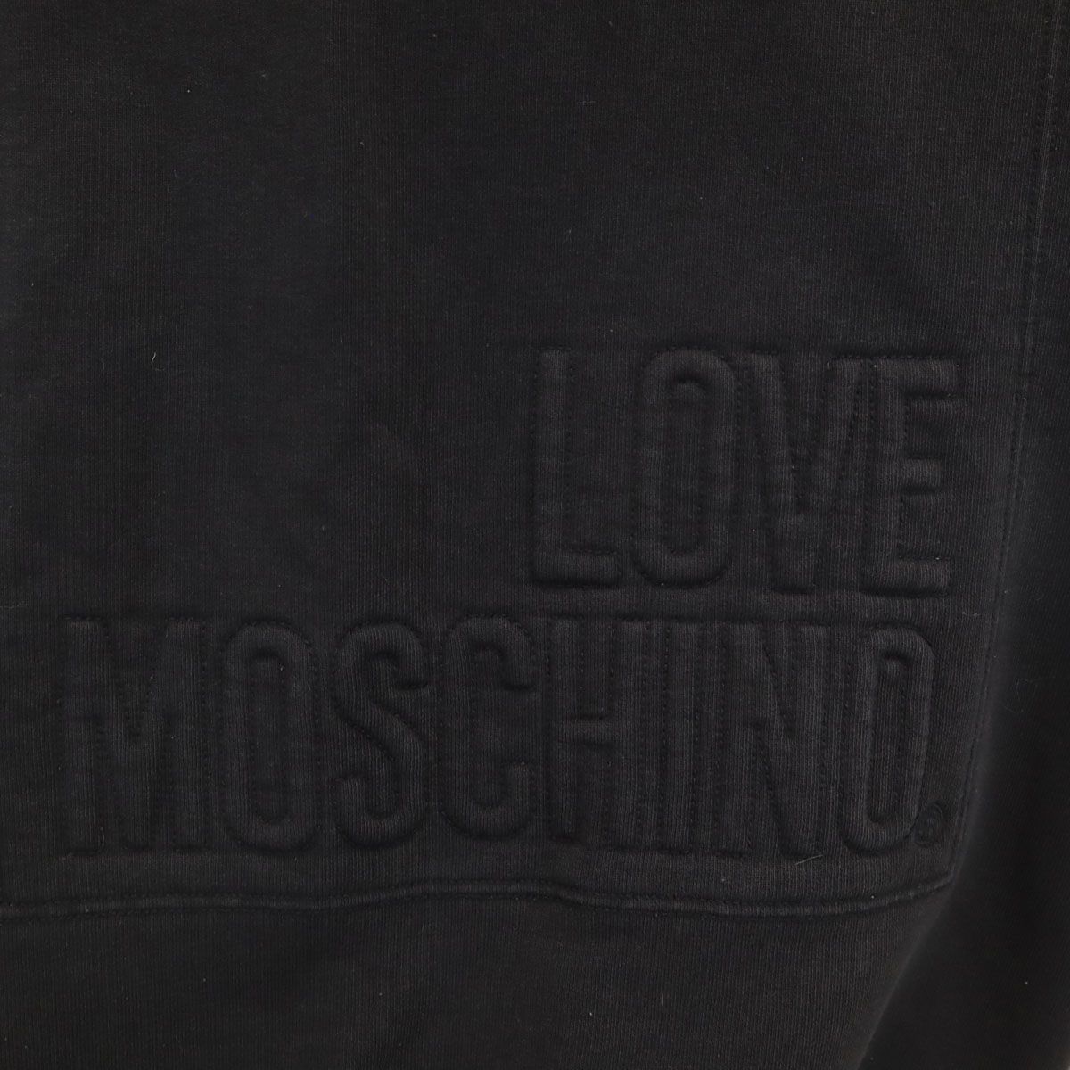 LOVEMOSCHINO ラブモスキーノ 長袖 スウェット トレーナー S ブラック 