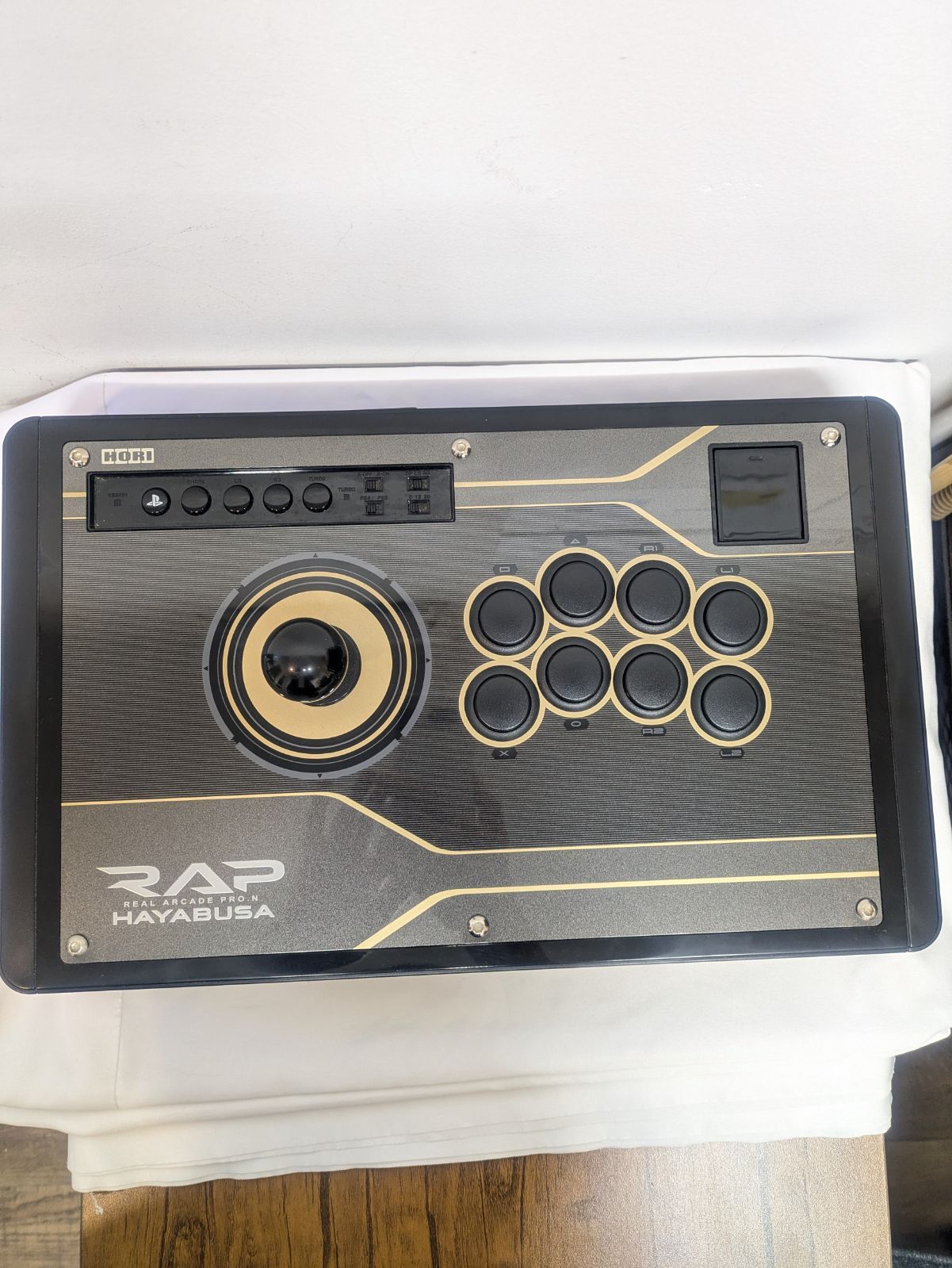 箱・説明書付き】HORI リアルアーケードPro.N HAYABUSA アケコン PS4
