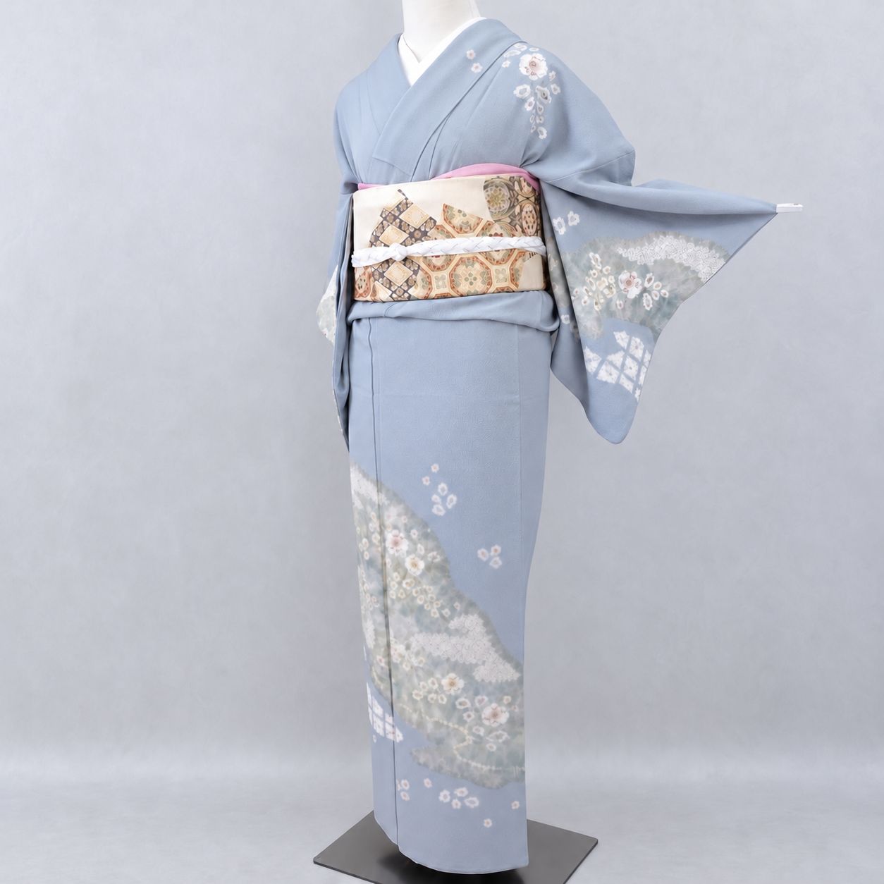訪問着 フルセット4点（着物・袋帯・帯締め・帯揚げ） 届いてすぐにご