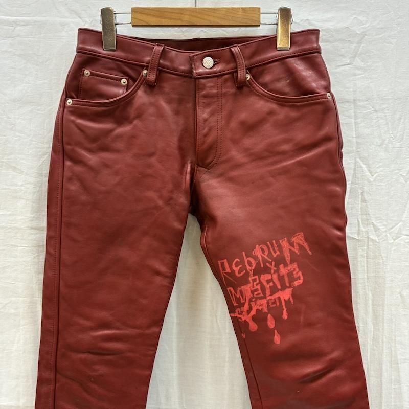 シックスシックスシックス 666 LEATHER WEAR ステアハイド 牛革 裾
