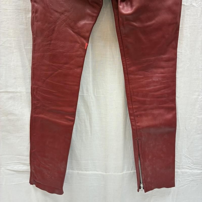 シックスシックスシックス 666 LEATHER WEAR ステアハイド 牛革 裾