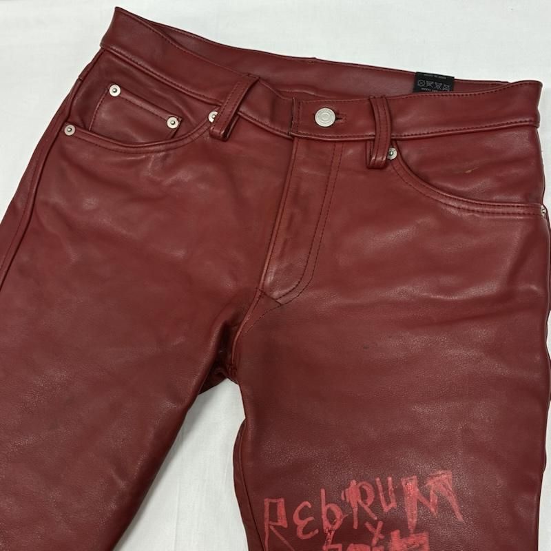 シックスシックスシックス 666 LEATHER WEAR ステアハイド 牛革 裾