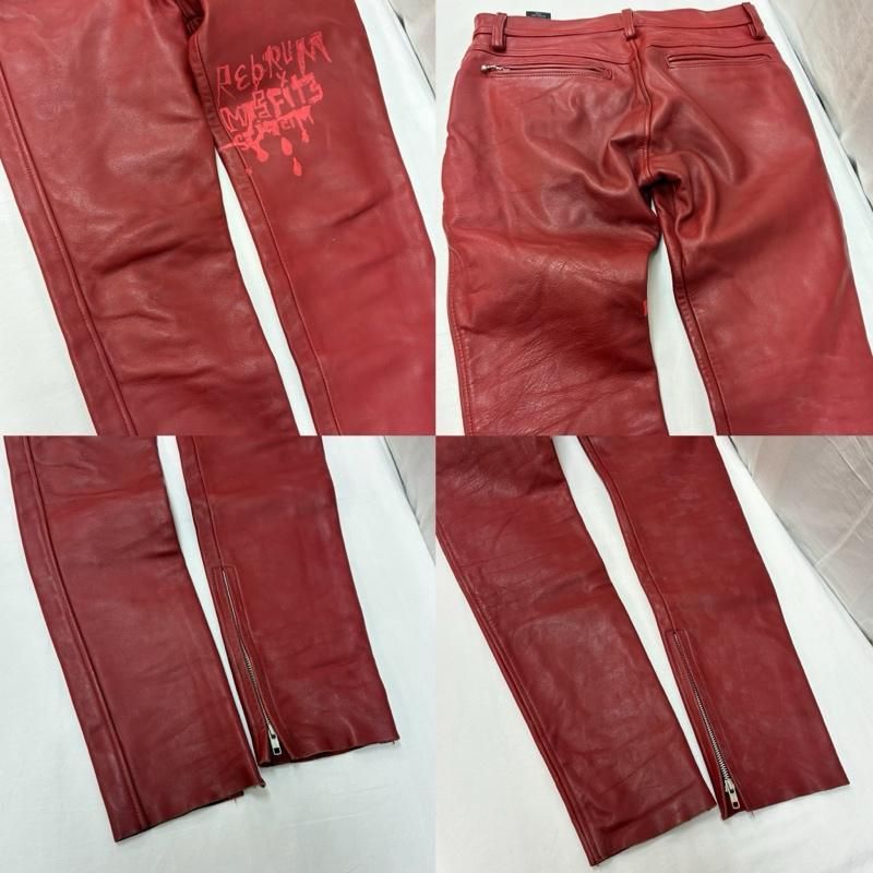 シックスシックスシックス 666 LEATHER WEAR ステアハイド 牛革 裾