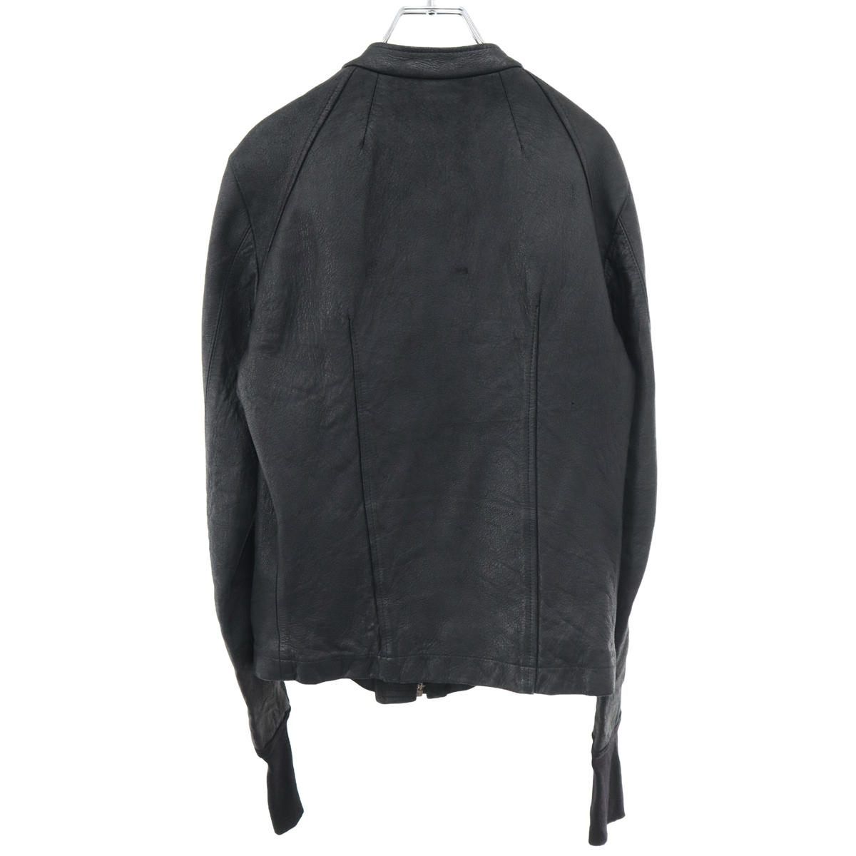 Rick Owens intarsia レザージャケット インターシャ 正規品 Rick Owens リックオウエンス 2010SS Intarsia Jacket インターシャ