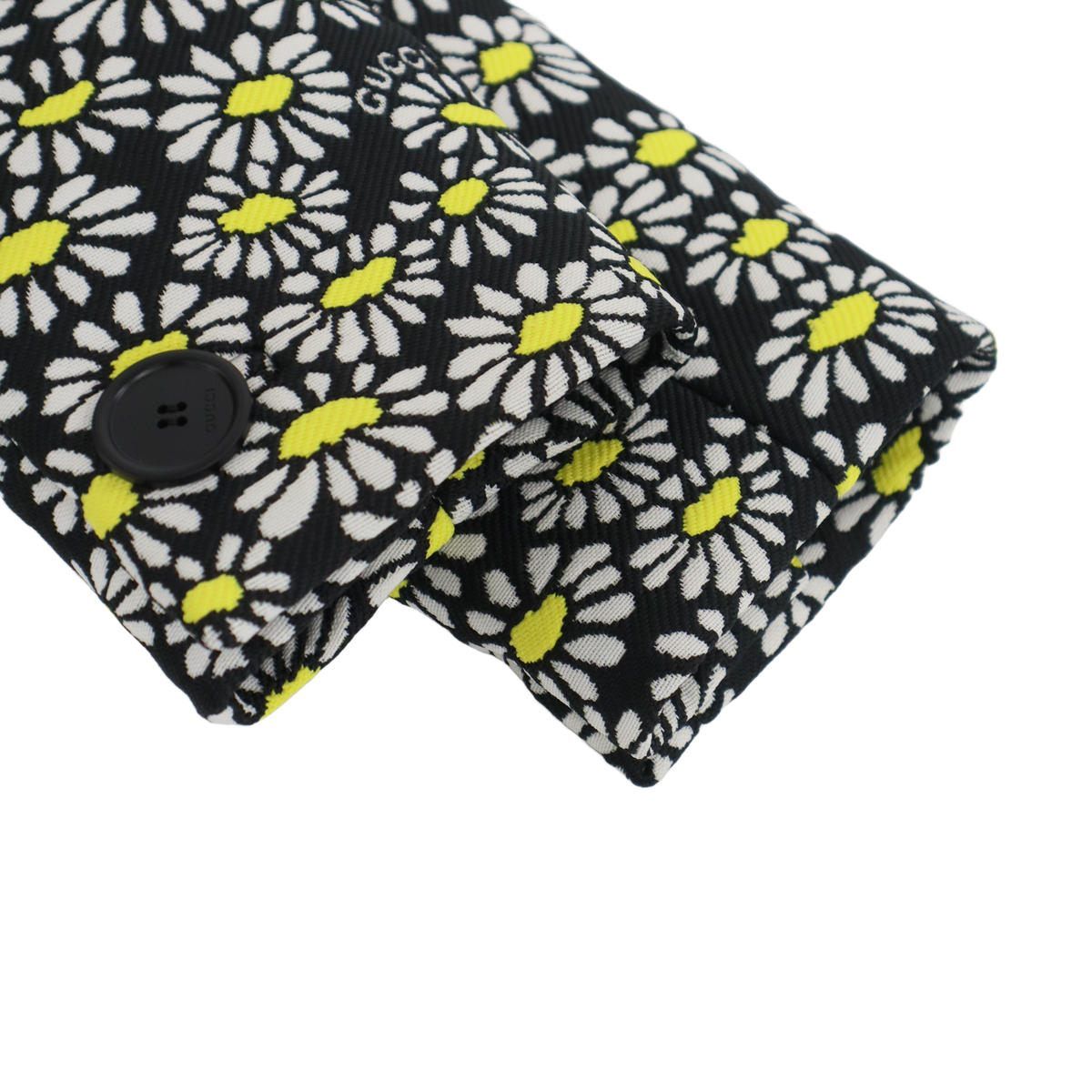 GUCCI 花柄刺繍 グッチフルジップジャージジャガード GUCCI グッチ 24AW フラワージャガードダブルショートコート 816679