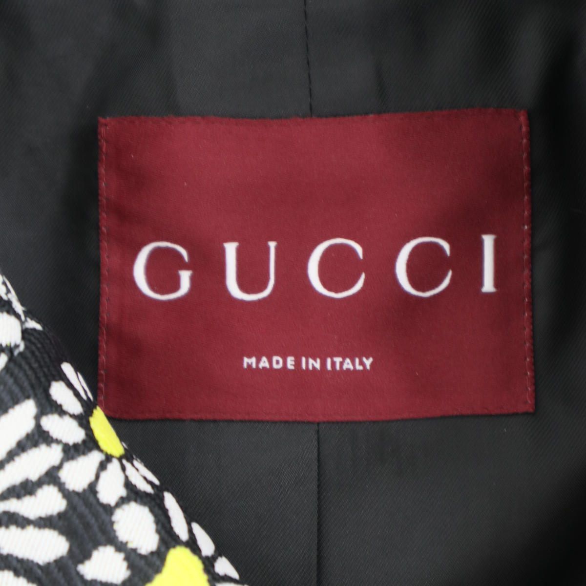 GUCCI グッチ 24AW フラワージャガードダブルショートコート 816679