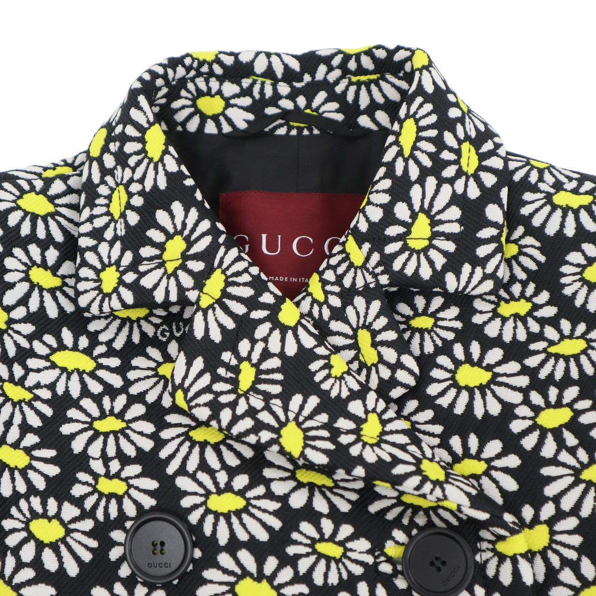 GUCCI グッチ 24AW フラワージャガードダブルショートコート 816679