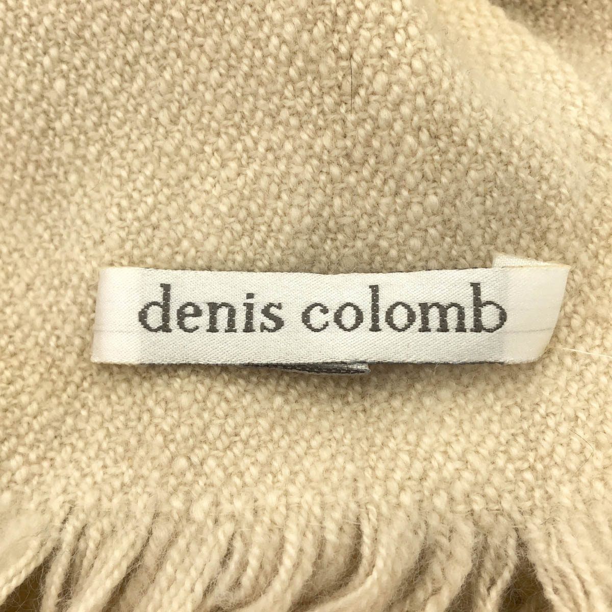 Denis Colomb デニス コロン ロングフリンジストール ベージュ - メルカリ