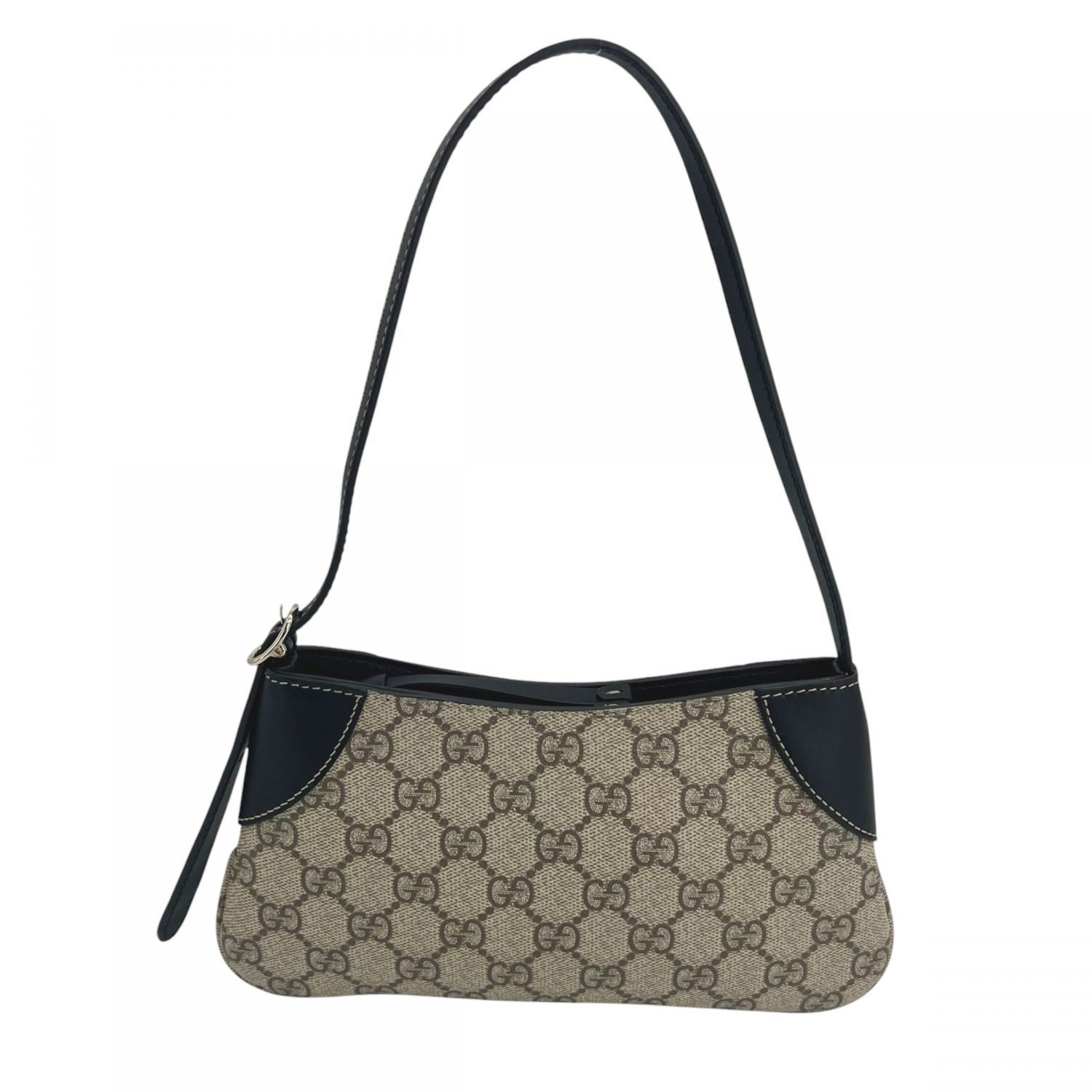 【中古】 GUCCI グッチ 820696 GGスプリームキャンバス エンブレム スモール ワンショルダーバッグ レディース26026261 SA