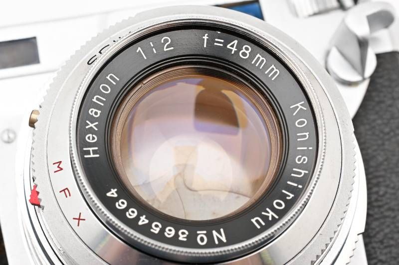現状品 Konica コニカ III 48mm F2 レンジファインダー フィルムカメラ
