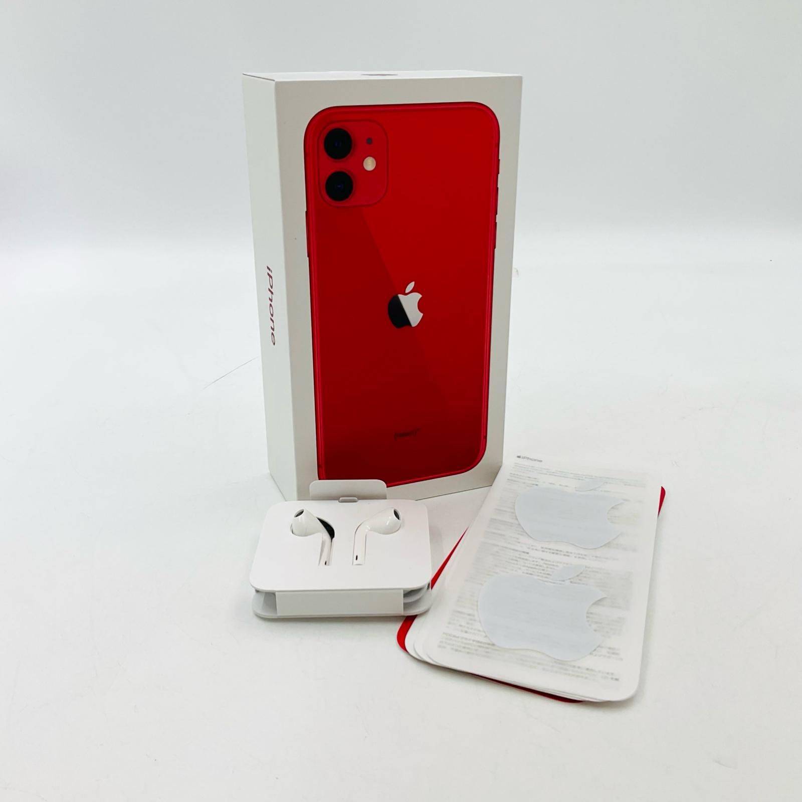 iPhone 11 64GB (PRODUCT)RED au SIMフリー やや傷あり - メルカリ