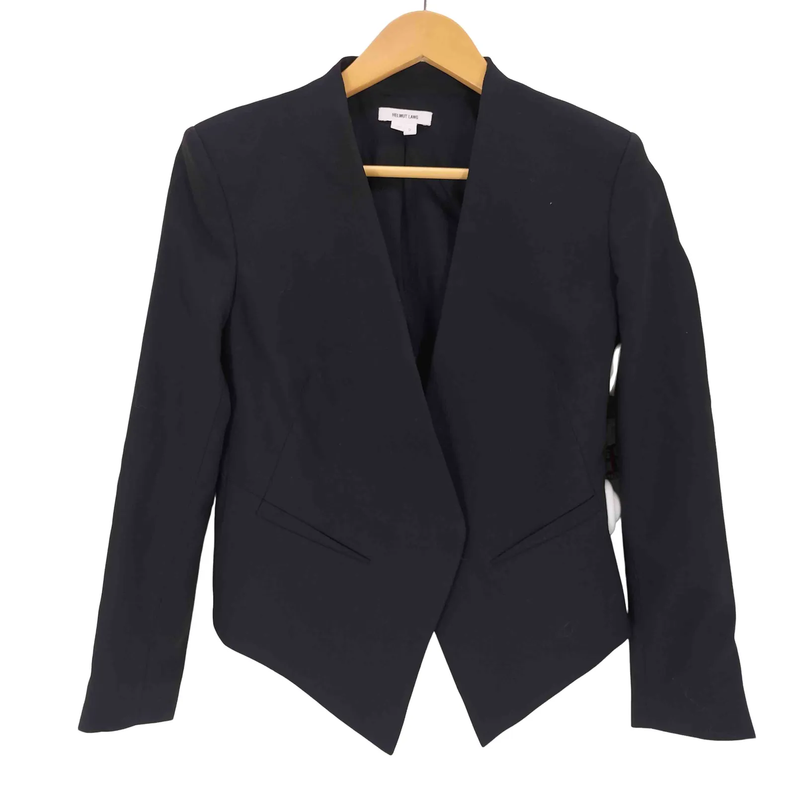 HELMUT LANG ヘルムートラング テーラードジャケット 0 ブレザー ヘルムートラング HELMUT LANG カットアウト ノーカラー テーラード