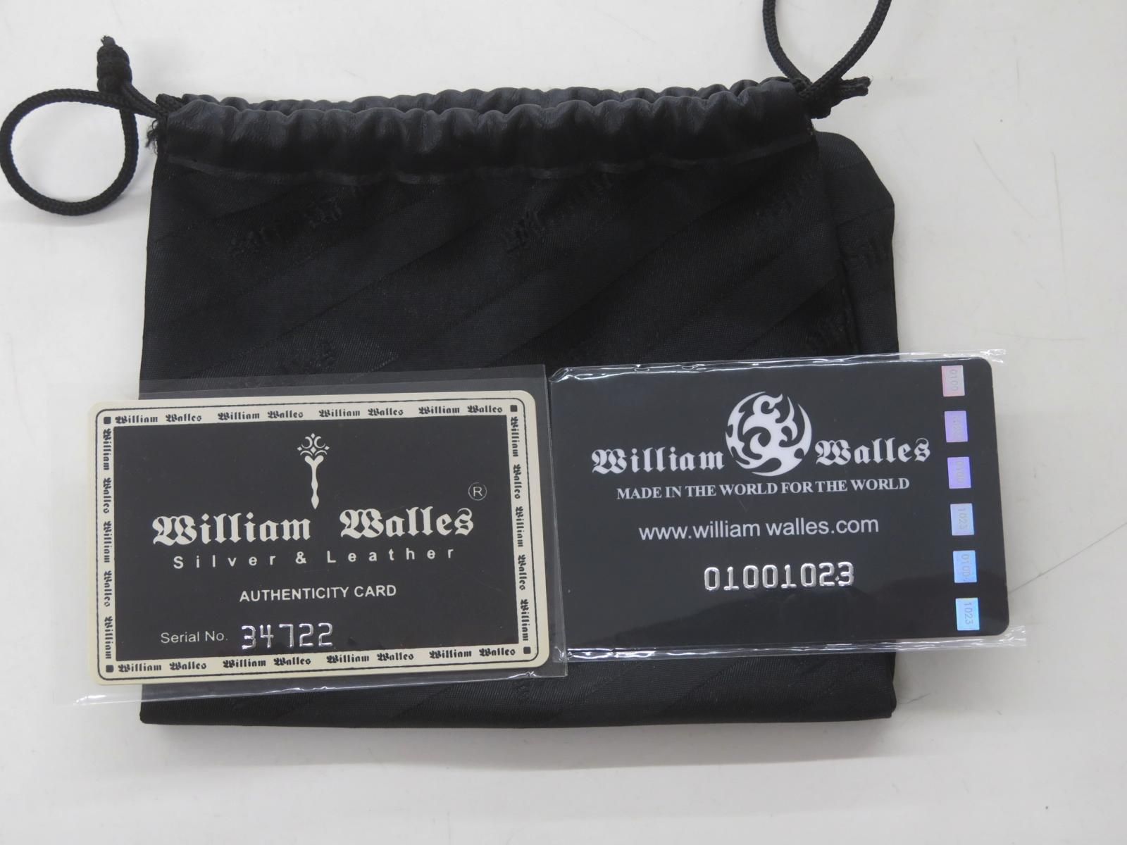 ☆11136☆William Walles ウィリアムウォレス SV925 ウォレット